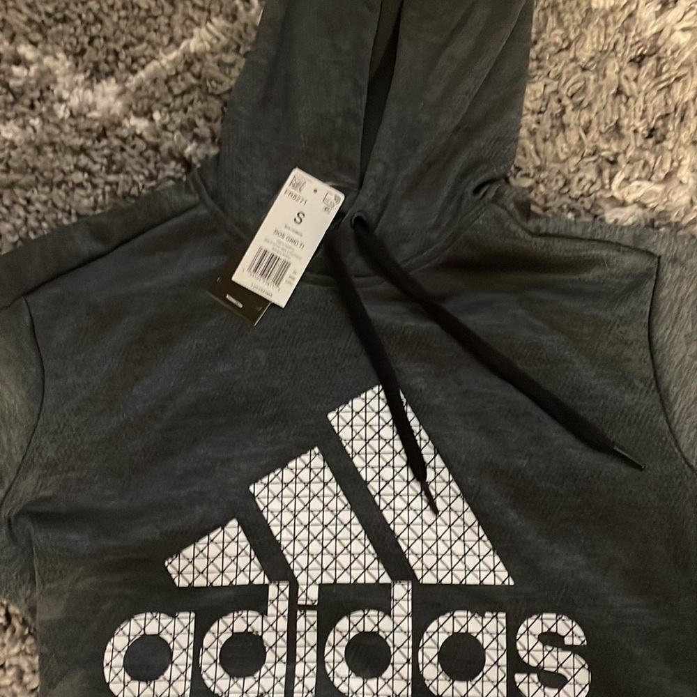 Adidas Hoodie Charcoal Grey